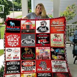 Mack Trucks Quilt Blanket and Home Decor