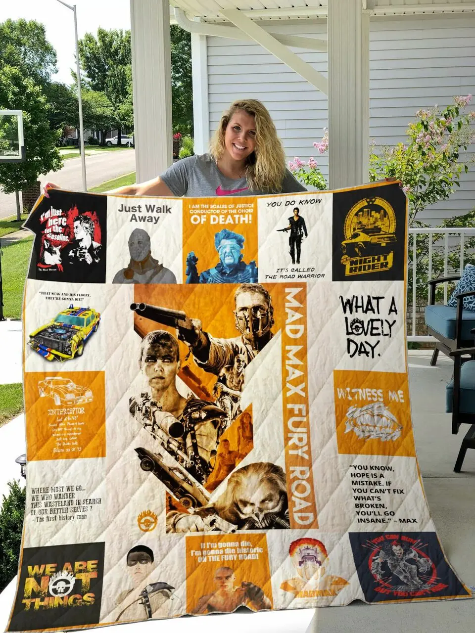 Mad Max Fury Road Quilt Blanket For Fans and Home Decor