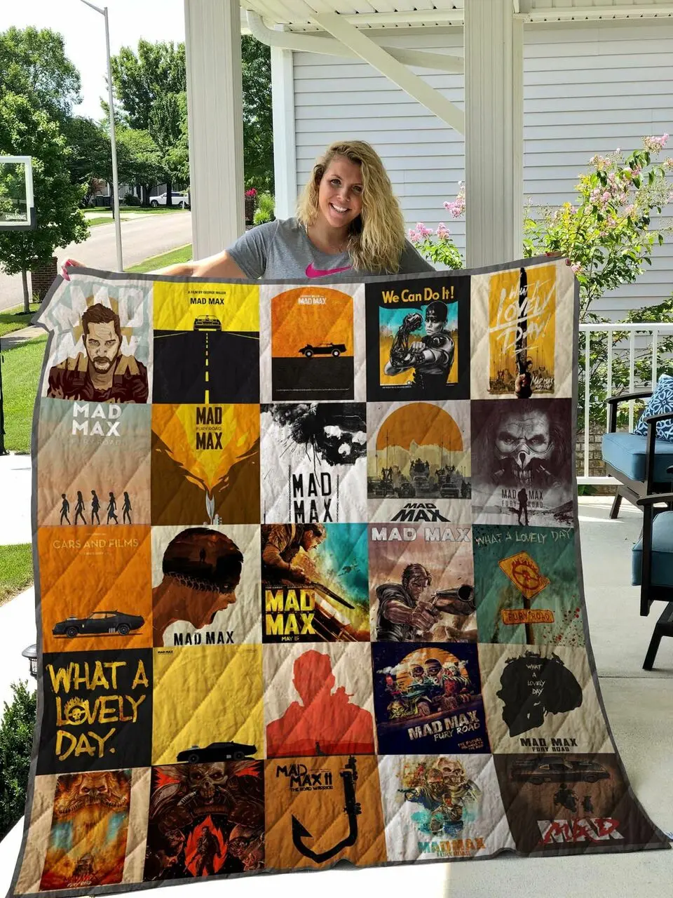 Mad Max Quilt Blanket and Home Decor