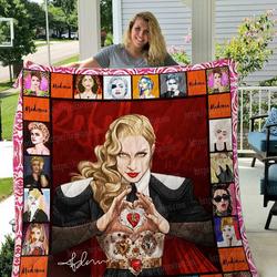 Madonna Plus Size Quilt Blanket Ver 02 and Home Decor