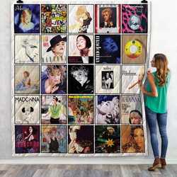 Madonna Singles Quilt Blanket and Home Decor