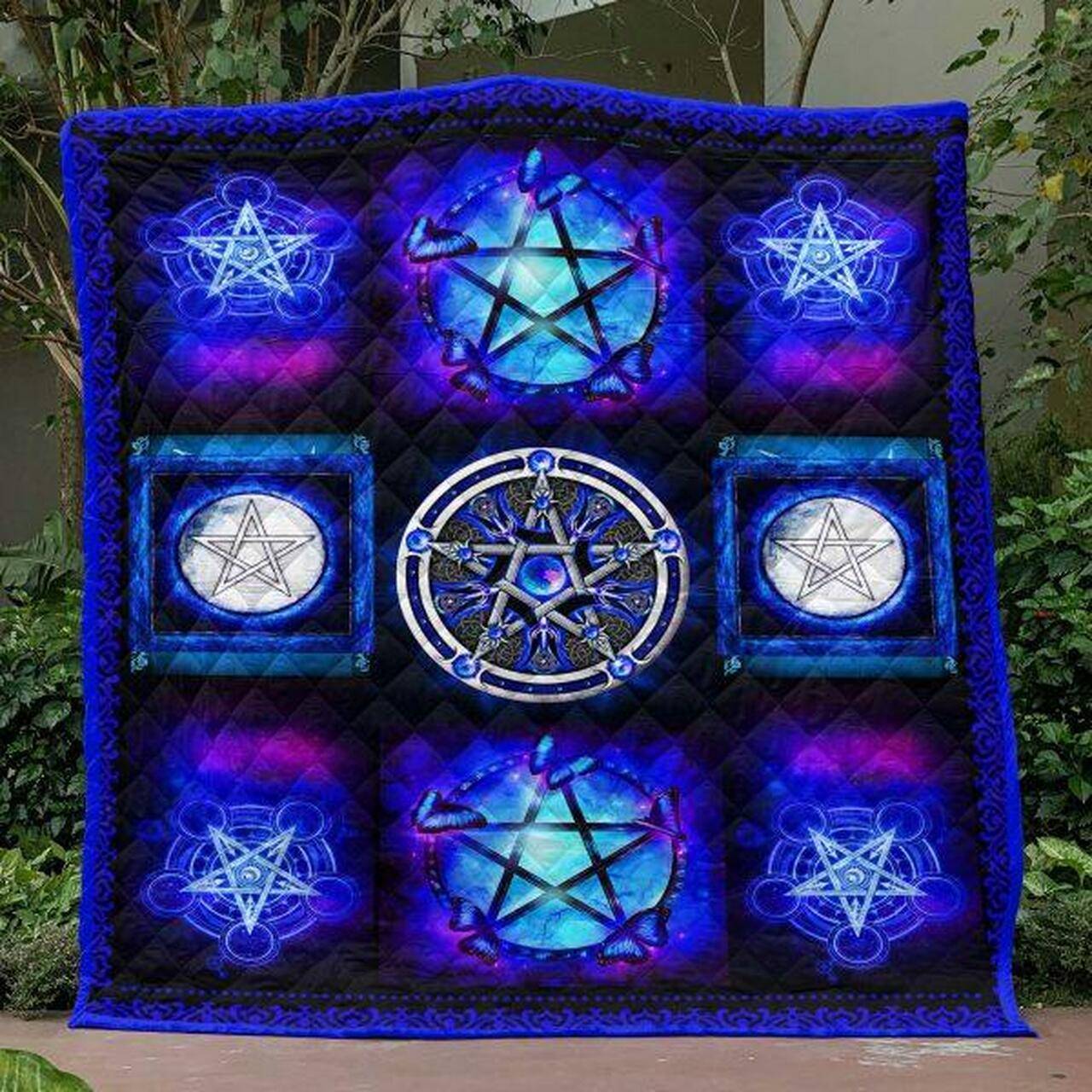 Magic Circle Quilt Blanket Bn14 Quilt and Home Decor