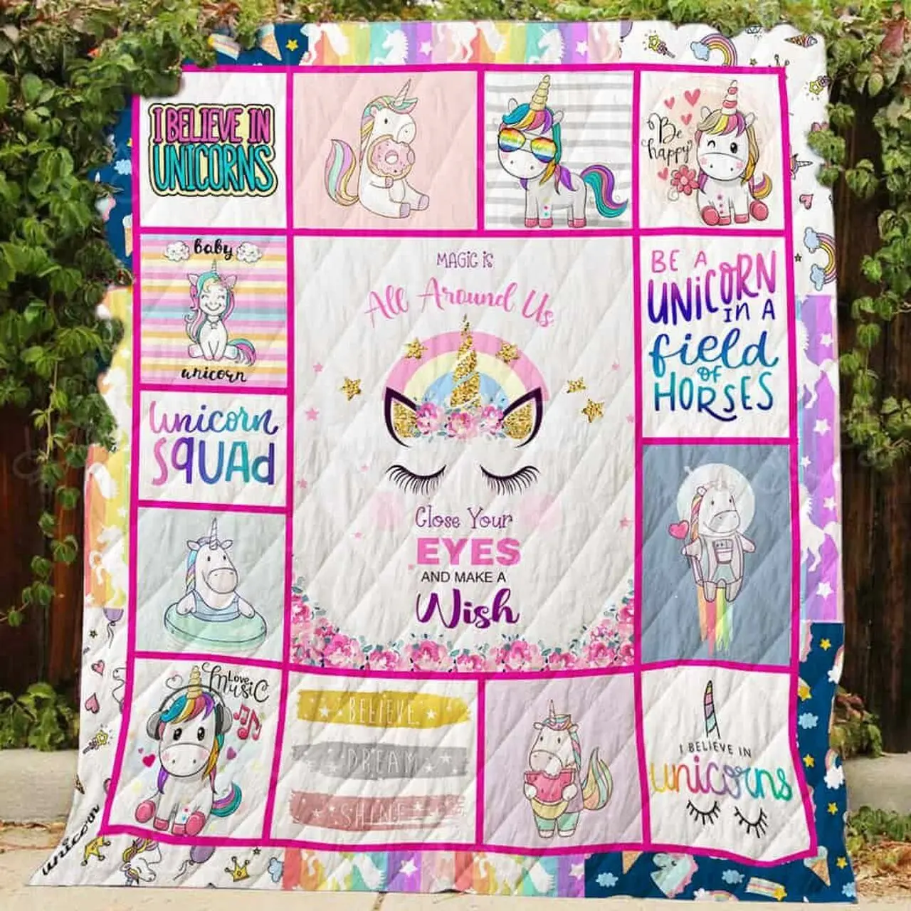 Magic Is All Around Us Cl2100318Mdq Quilt Blanket and Home Decor