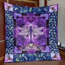 Magical Dragonfly Quilt Blanket Lu88  Quilt and Home Decor