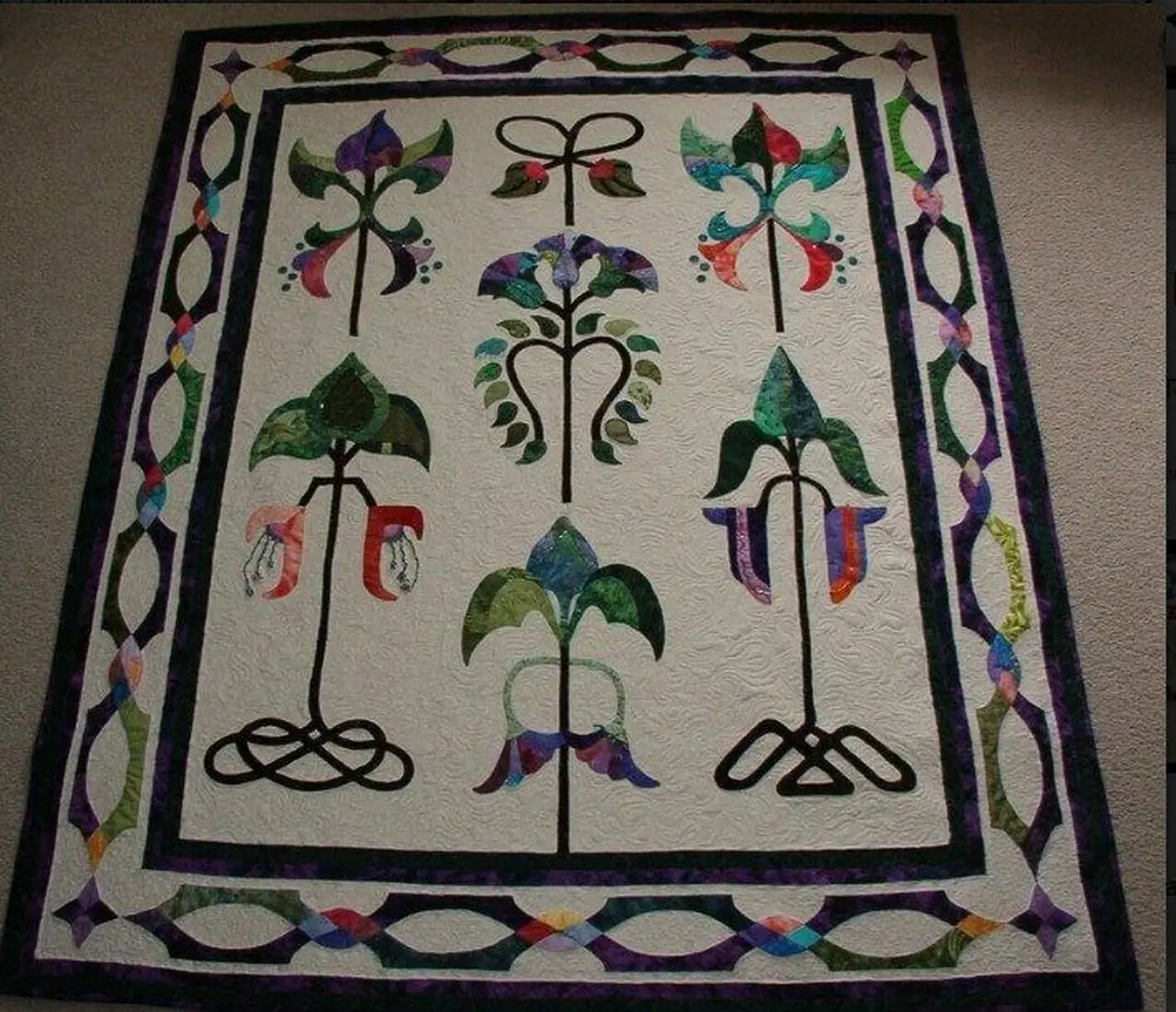 Maharaja Garden Cla1810371Q Quilt Blanket and Home Decor