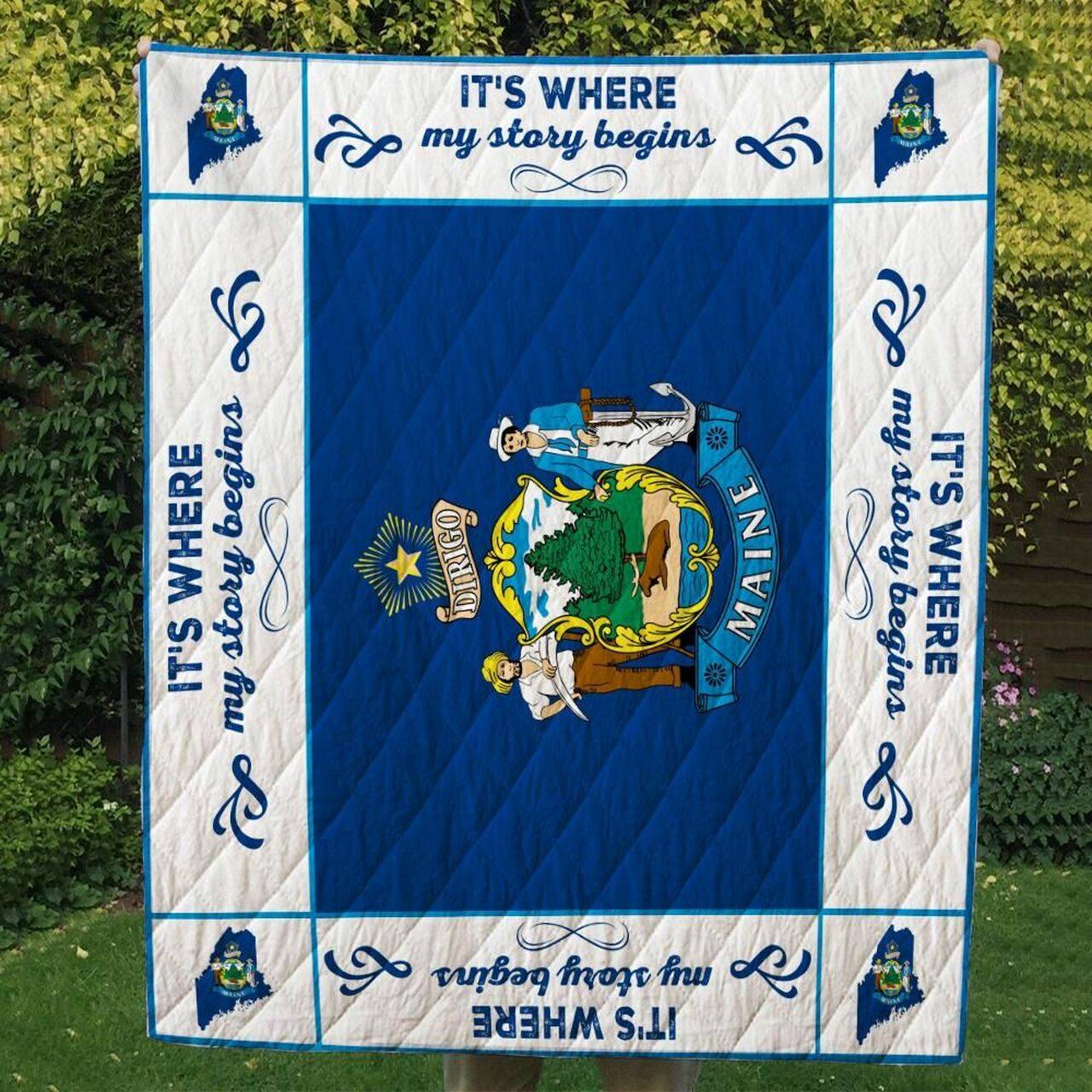 Maine Cl14100302Mdq Quilt Blanket and Home Decor