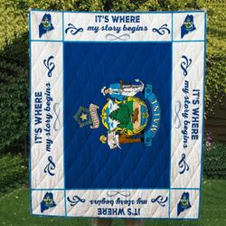 Maine Cl14100302Mdq Quilt Blanket and Home Decor