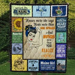 Maine Cl14100306Mdq Quilt Blanket and Home Decor