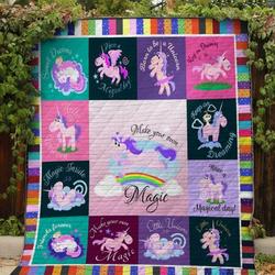 Make Your Own Magic Unicorn Quilt Blanket  Quilt and Home Decor