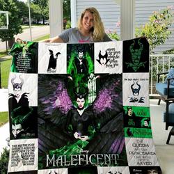 Maleficent 2014 Quilt Blanket and Home Decor