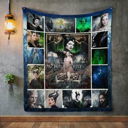 Maleficent 2019 Quilt Blanket and Home Decor