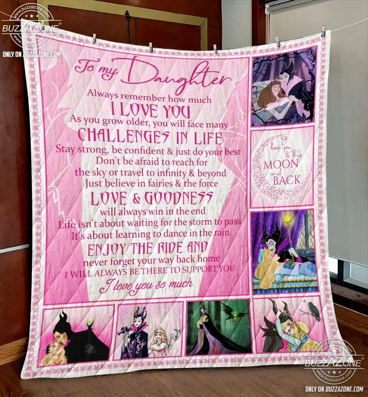 Maleficent Daughter Always Be There To Support You Quilt Cc V1 and Home Decor
