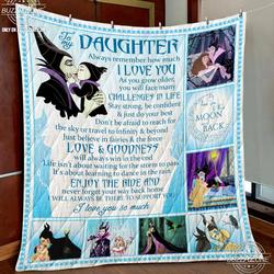 Maleficent Daughter Always Be There To Support You Quilt Cc V2 and Home Decor