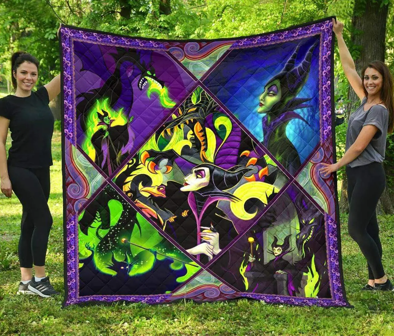 Maleficent Premium Quilt Quilt and Home Decor