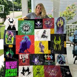 Maleficent Quilt Blanket 02000 and Home Decor