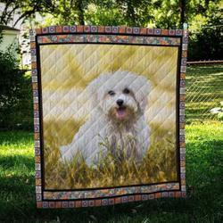 Maltese Cute Quilt Blanket Dhc09122029Dd and Home Decor