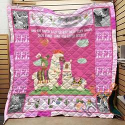 Mama Llama Blanket TH0907 Quilt and Home Decor