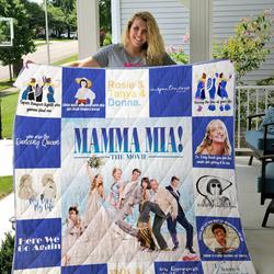Mamma Mia Movie Quilt Blanket For Fans Ver 17 and Home Decor
