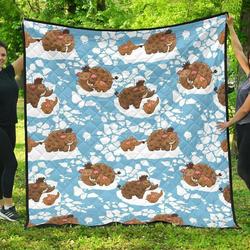 Mammoth Ice Age Cl12100422Mdq Quilt Blanket and Home Decor