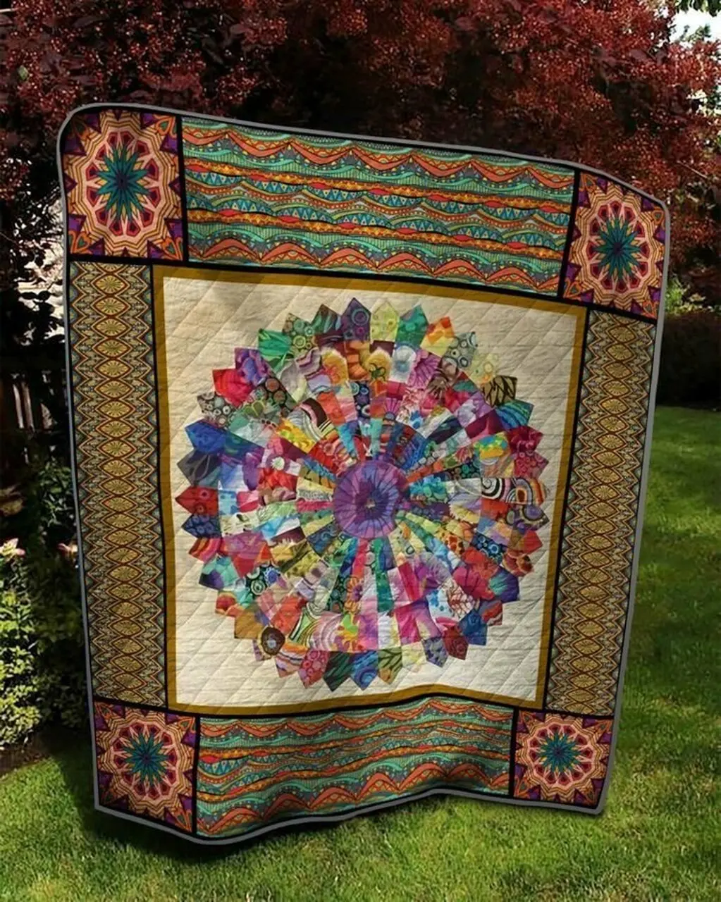 Mandala Dtc2410211 Quilt Blanket and Home Decor