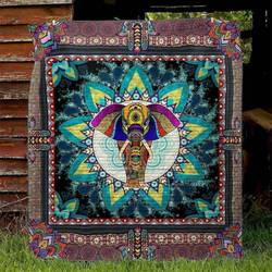 Mandala Elephant Tl100522 Quilt Blanket and Home Decor