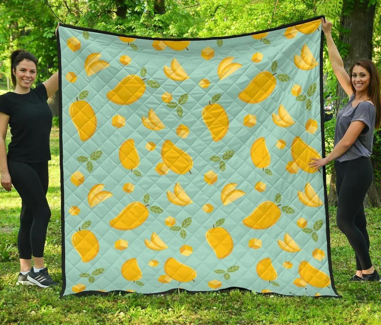 Mango Pastel Cl12100427Mdq Quilt Blanket and Home Decor