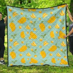 Mango Pastel Cl12100427Mdq Quilt Blanket and Home Decor