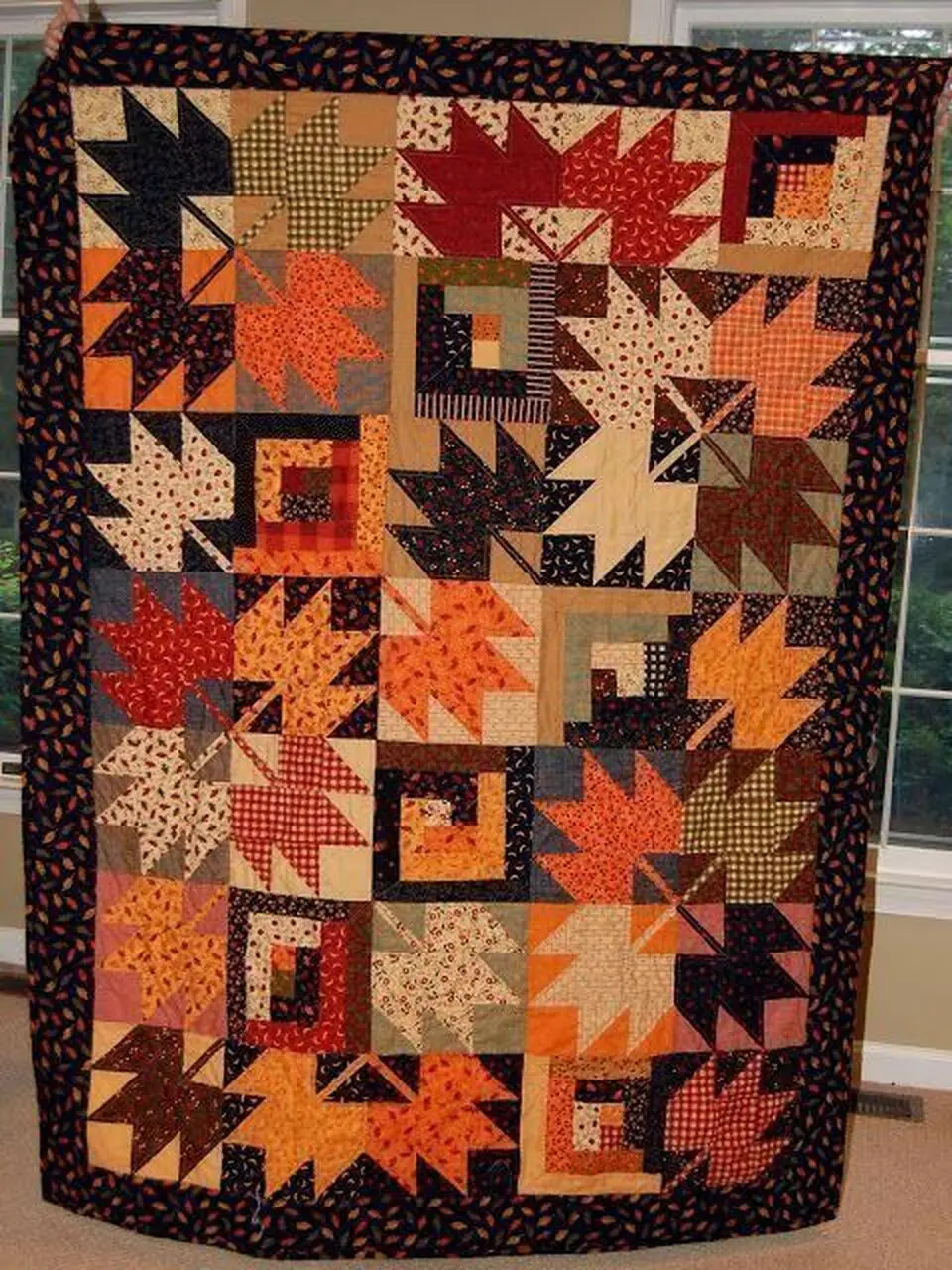Maple Leaf Hur Quilt Cysimn and Home Decor