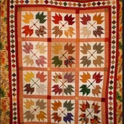 Maple Leaves Cla2210317Q Quilt Blanket and Home Decor