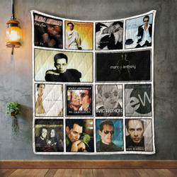 Marc Anthony Album Covers Quilt Blanket and Home Decor