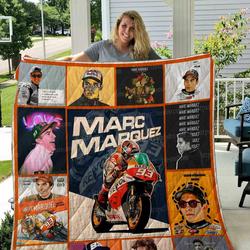 Marc Marquez Quilt Blanket 01 and Home Decor