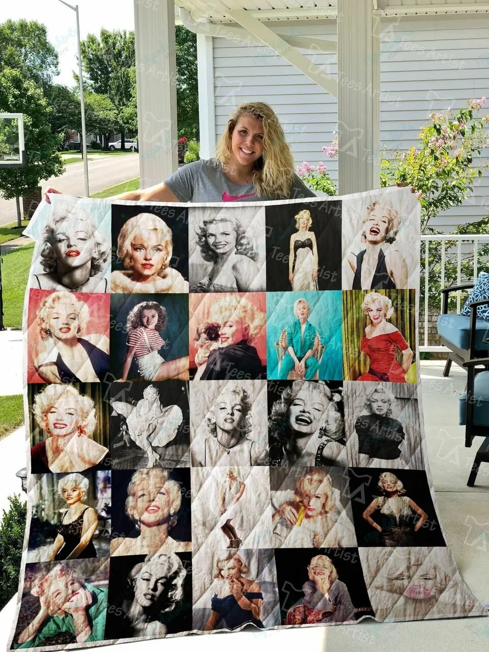 Marilyn Monroe Quilt Blanket 01488 and Home Decor