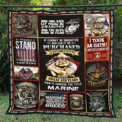 Marine Bi270702B Tbg Quilt Blanket and Home Decor