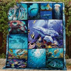 Marine Life Quilt D235  Quilt and Home Decor