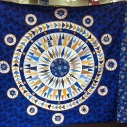 Mariner Compass Cla1510276Q Quilt Blanket and Home Decor