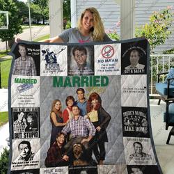 Married With Children Quilt Blanket and Home Decor