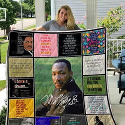 Martin Luther King Quilt Blanket 01 and Home Decor