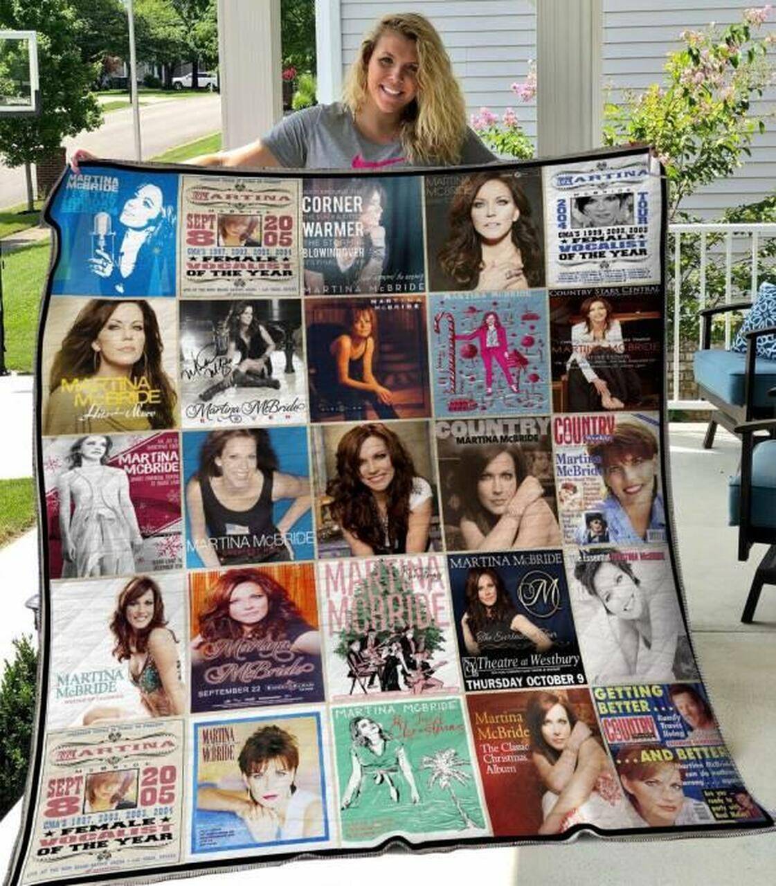 Martina Mcbride Quilt Blanket Hvt080619 Quilt and Home Decor