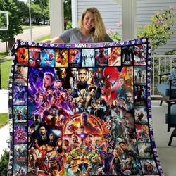 Marvel All Season Plus Size Quilt Blanket Ver 2 and Home Decor
