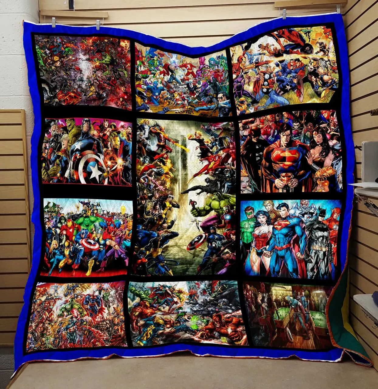 Marvel Dc Superhero Quilt and Home Decor