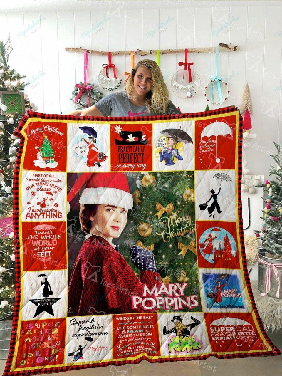 Mary Poppins Quilt Blanket 02210 and Home Decor