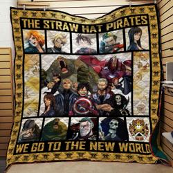 Mashup One Piece Quilt For Fans Anime and Home Decor