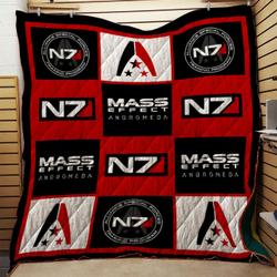 Mass Effect 01 Quilt  Quilt and Home Decor