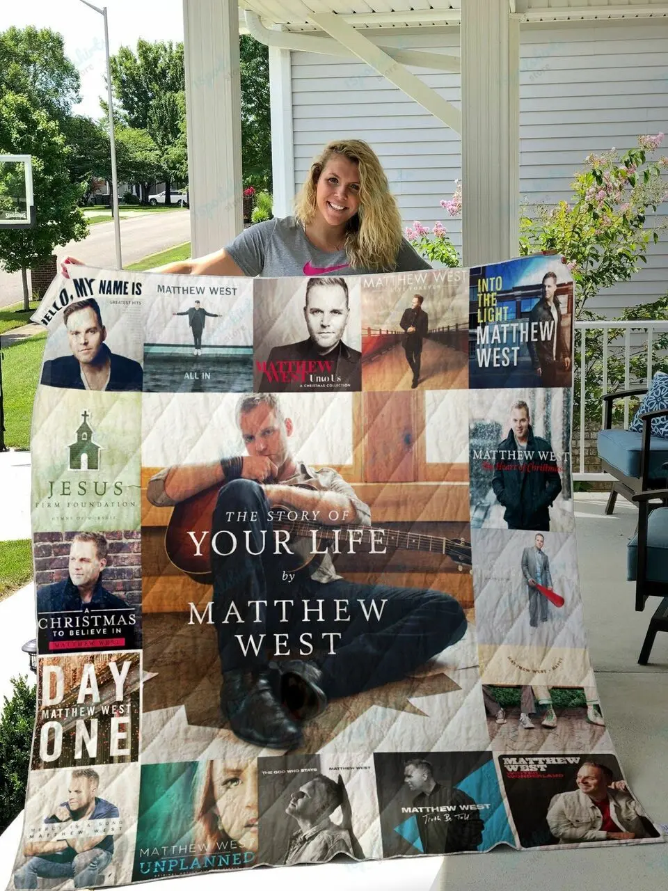 Matthew West Quilt Blanket and Home Decor
