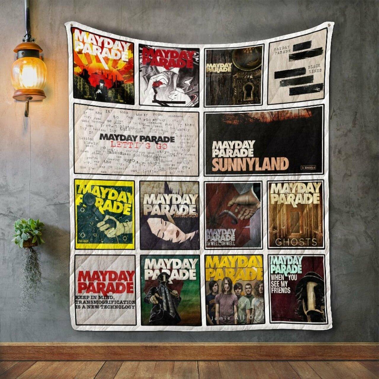 Mayday Parade Album Covers Quilt Blanket and Home Decor
