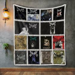 Mayhem Album Covers Quilt Blanket and Home Decor