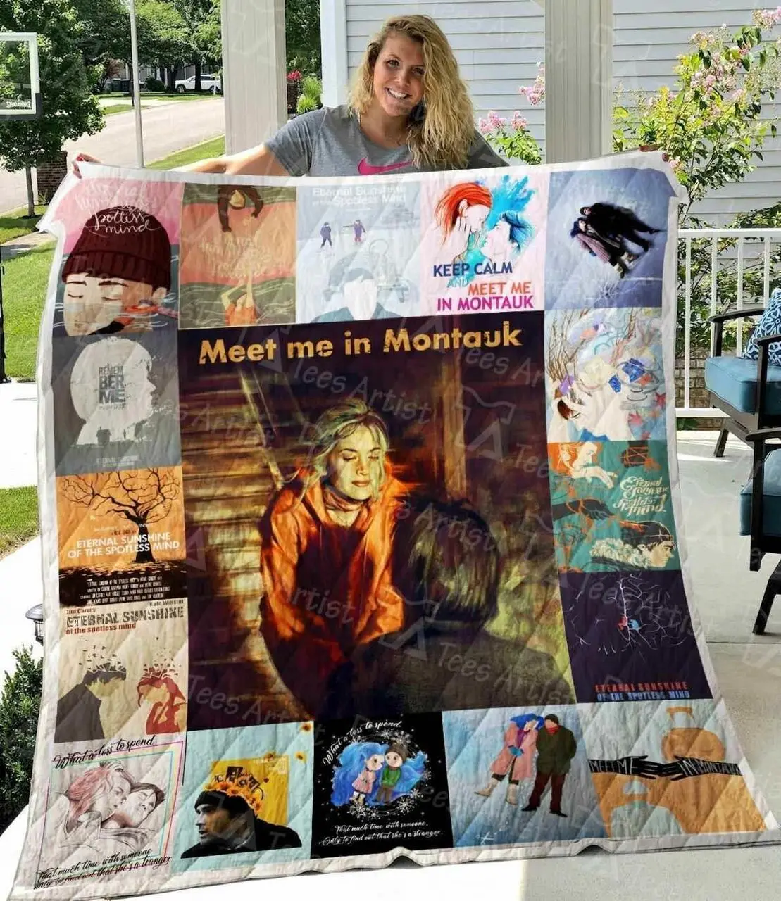 Meet Me In Montauk V1 Blanket Th0107 Quilt and Home Decor