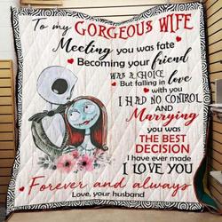 Meeting You Was Fate Nh Blanket Quilt and Home Decor