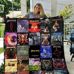 Megadeth Albums Cover Poster Quilt 2 and Home Decor