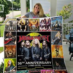 Megadeth Quilt Blanket 17 and Home Decor